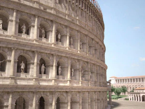 Roman Colosseum High Detailed 3D Model