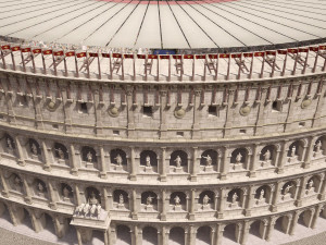 Roman Colosseum High Detailed 3D Model