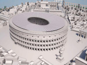 Roman Colosseum High Detailed 3D Model