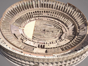Roman Colosseum Ruins High Detail 3D Model