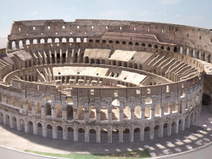 Roman Colosseum Ruins High Detail 3D Model