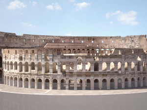 Roman Colosseum Ruins High Detail 3D Model