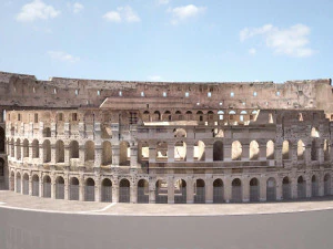 Roman Colosseum Ruins High Detail 3D Model