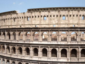 Roman Colosseum Ruins High Detail 3D Model