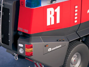 Rosenbauer Panther Firetruck 6x6 3D Model