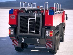 Rosenbauer Panther Firetruck 6x6 3D Model