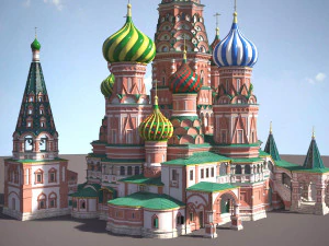 Saint Basils Cathedral 3D Model
