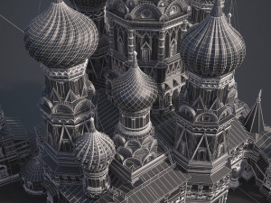 Saint Basils Cathedral 3D 模型