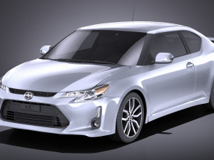 Scion tC 2016 vray 3D Model