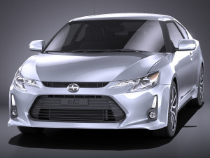 Scion tC 2016 vray 3D 模型
