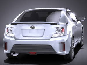 Scion tC 2016 vray 3D 模型
