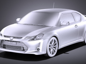 Scion tC 2016 vray 3D 模型
