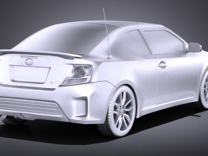 Scion tC 2016 vray 3D 模型
