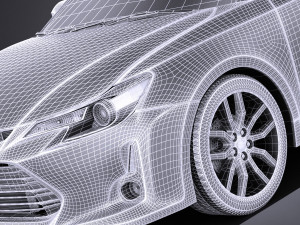 Scion tC 2016 vray 3D 模型