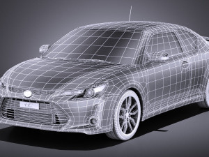 Scion tC 2016 vray 3D 模型