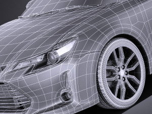 Scion tC 2016 vray 3D 模型
