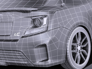 Scion tC 2016 vray 3D 模型