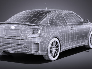 Scion tC 2016 vray 3D 模型