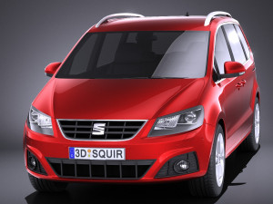 Seat Alhambra 2018 vray 3D Модель