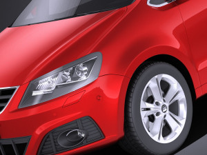 Seat Alhambra 2018 vray 3D Модель