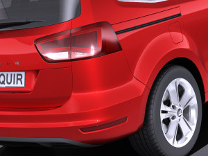 Seat Alhambra 2018 vray 3D Модель