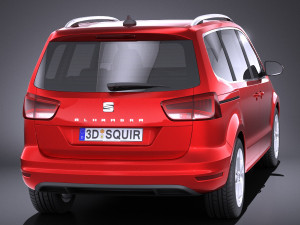 Seat Alhambra 2018 vray 3D Модель