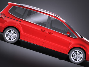 Seat Alhambra 2018 vray 3D Модель