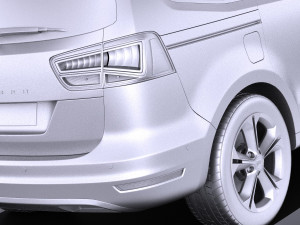 Seat Alhambra 2018 vray 3D Модель