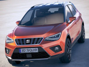 Seat Arona 2018 3D Model