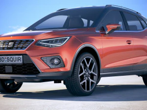 Seat Arona 2018 3D Model