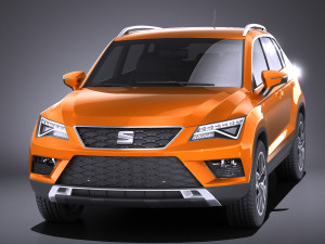 Seat Ateca 2018 vray 3D 模型