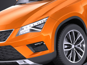 Seat Ateca 2018 vray 3D 模型