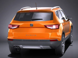 Seat Ateca 2018 vray 3D Model