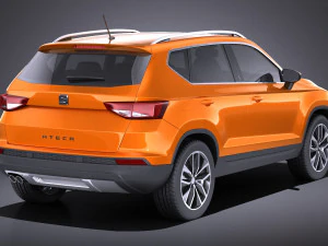 Seat Ateca 2018 vray 3D Model