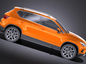 Seat Ateca 2018 vray 3D Model