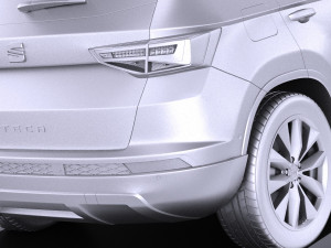 Seat Ateca 2018 vray 3D 模型