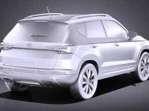 Seat Ateca 2018 vray 3D Model