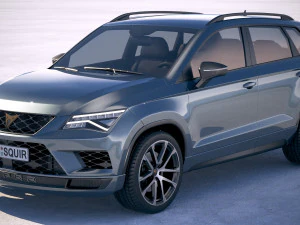 西雅特 Ateca Cupra 2019 3D 模型
