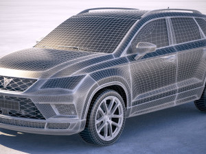 Seat Ateca Cupra 2019 Model 3D