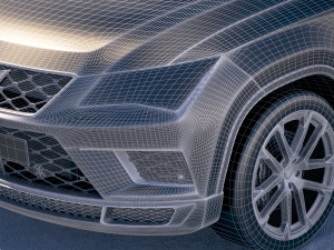 Seat Ateca Cupra 2019 Model 3D