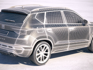 Seat Ateca Cupra 2019 Model 3D
