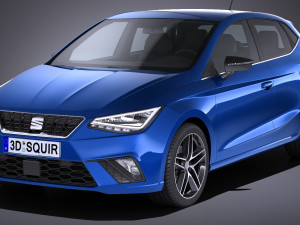 Seat Ibiza 2018 3D Model