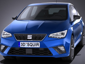 Seat Ibiza 2018 3D 模型