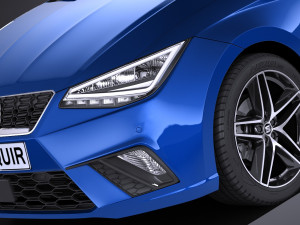 Seat Ibiza 2018 3D 模型