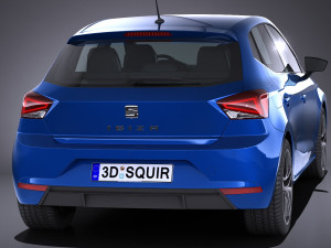 Seat Ibiza 2018 3D 模型