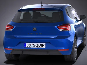 Seat Ibiza 2018 3D Model