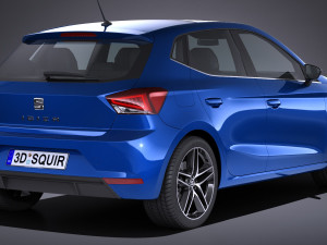Seat Ibiza 2018 3D 模型