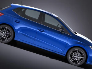 Seat Ibiza 2018 3D Model