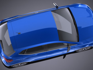 Seat Ibiza 2018 3D 模型