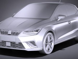 Seat Ibiza 2018 3D 模型